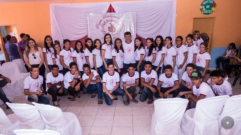 Prefeito e Adolescentes do Projeto Realizando Sonhos 
