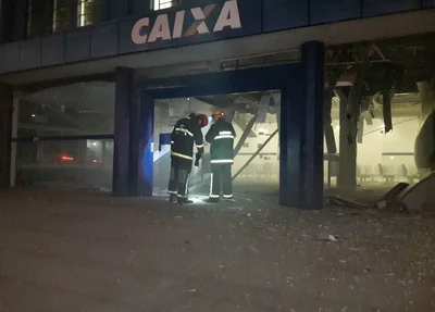 Agência destruída