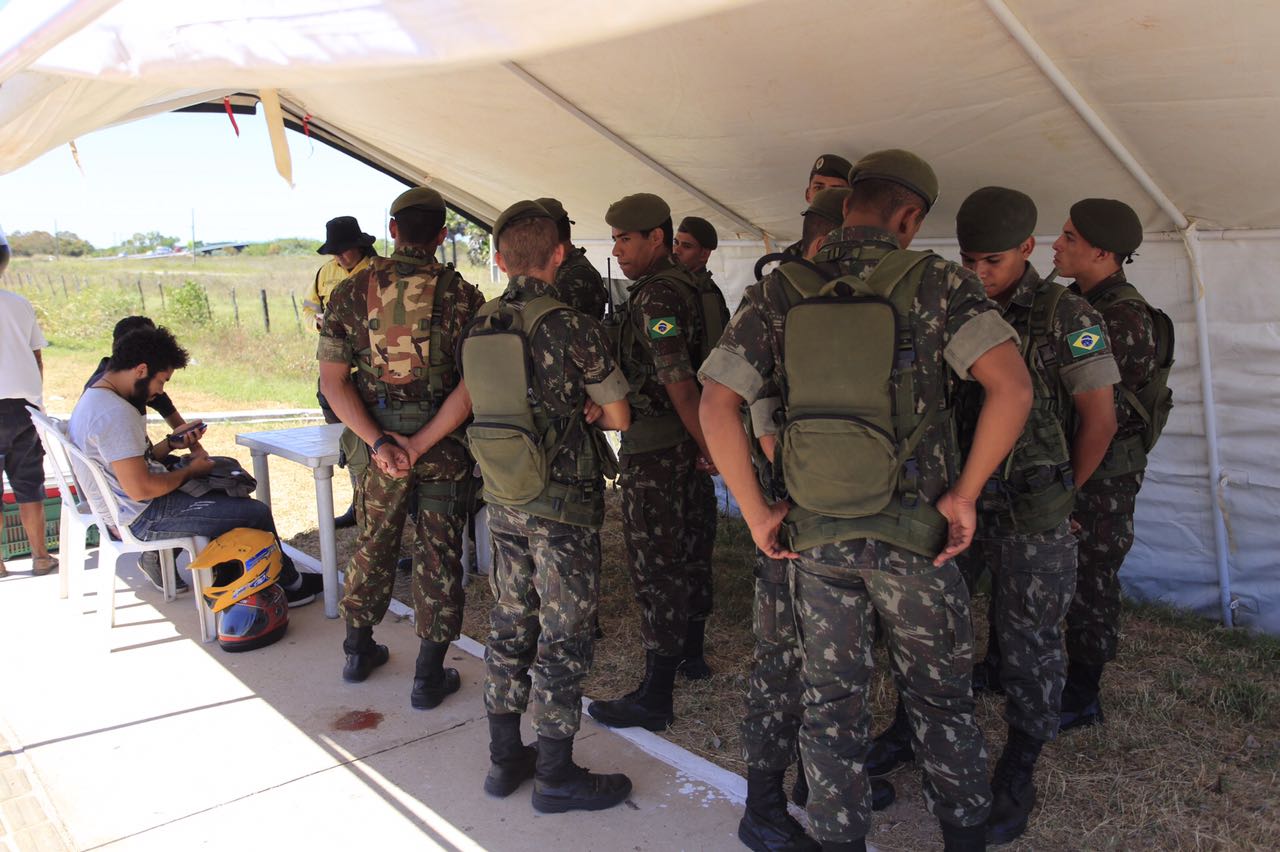 Exército Brasileiro participa da operação
