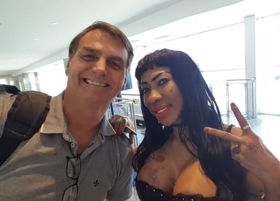 Inês Brasil e Jair Bolsonaro