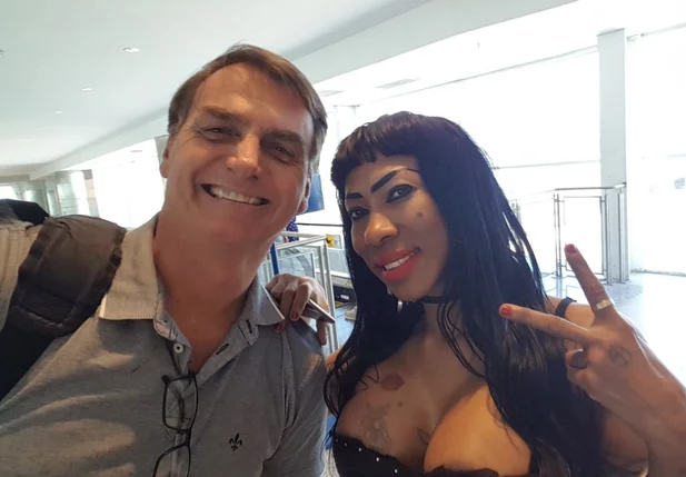 Inês Brasil e Jair Bolsonaro