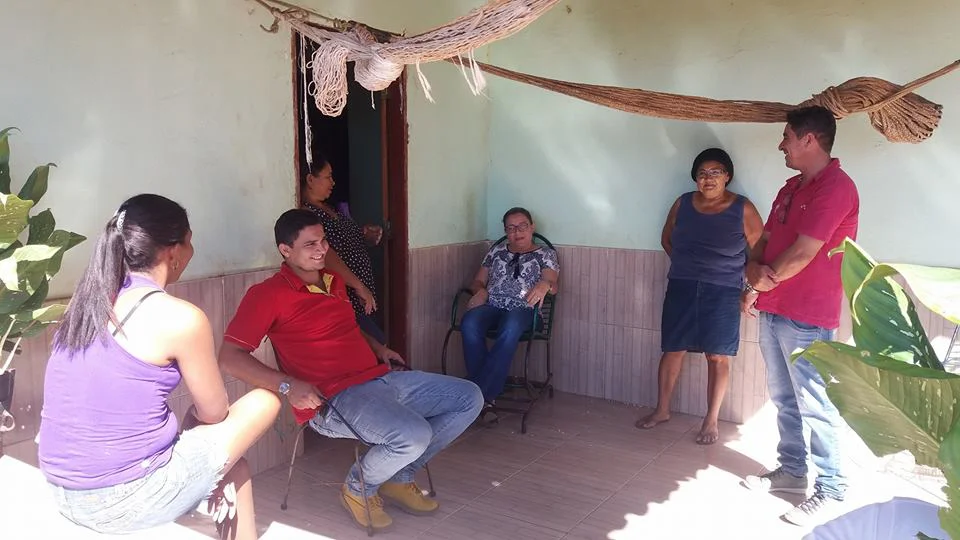 Visitando a comunidade 