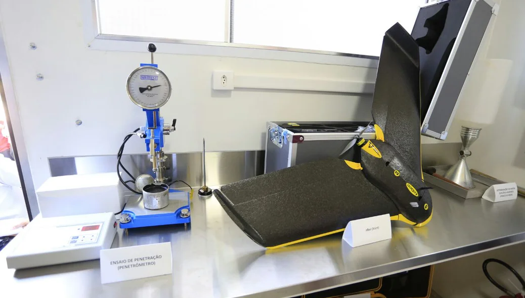 Drone será utilizado no laboratório