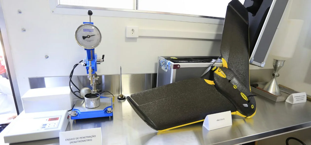 Drone será utilizado no laboratório