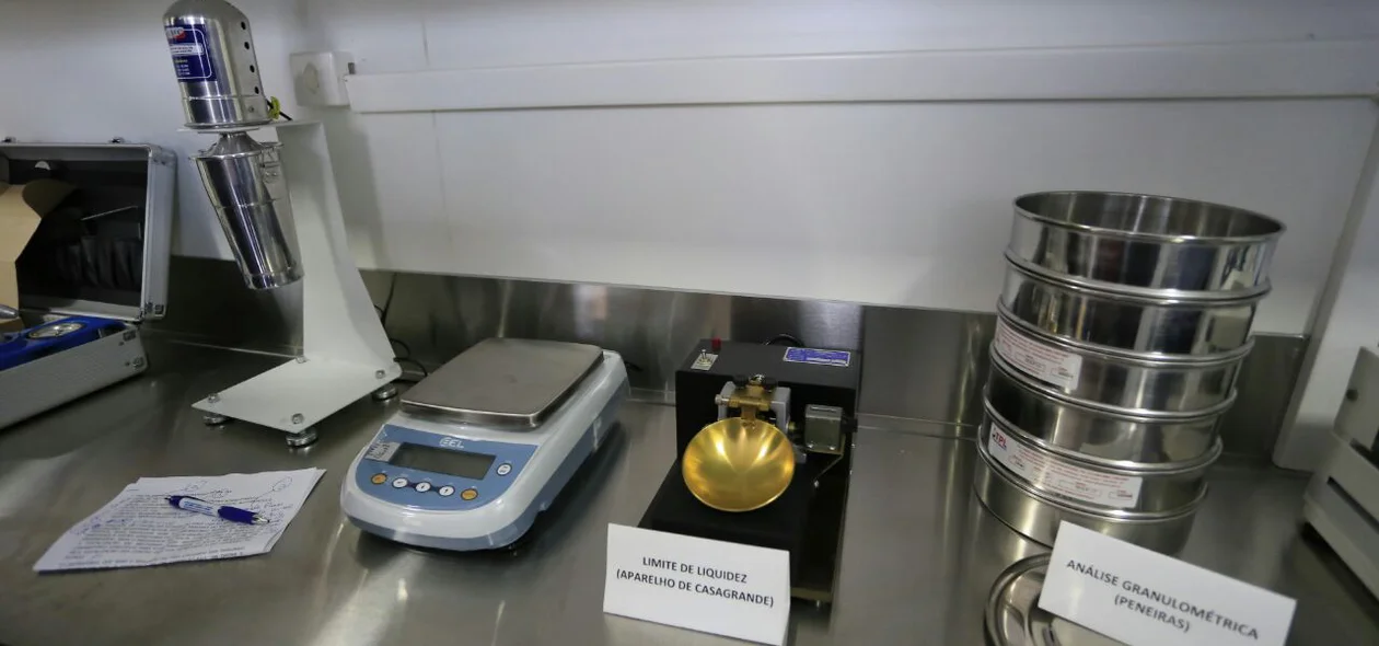 Equipamentos do laboratório