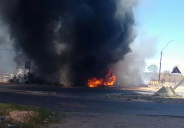 Local onde aconteceu o incêndio 