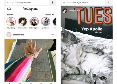 Instagram libera stories para versão web