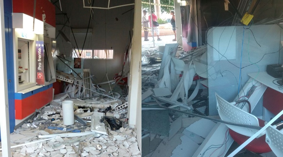 Bandidos explodem caixa eletrônico em Picos