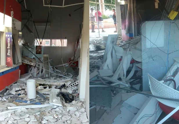Bandidos explodem caixa eletrônico em Picos