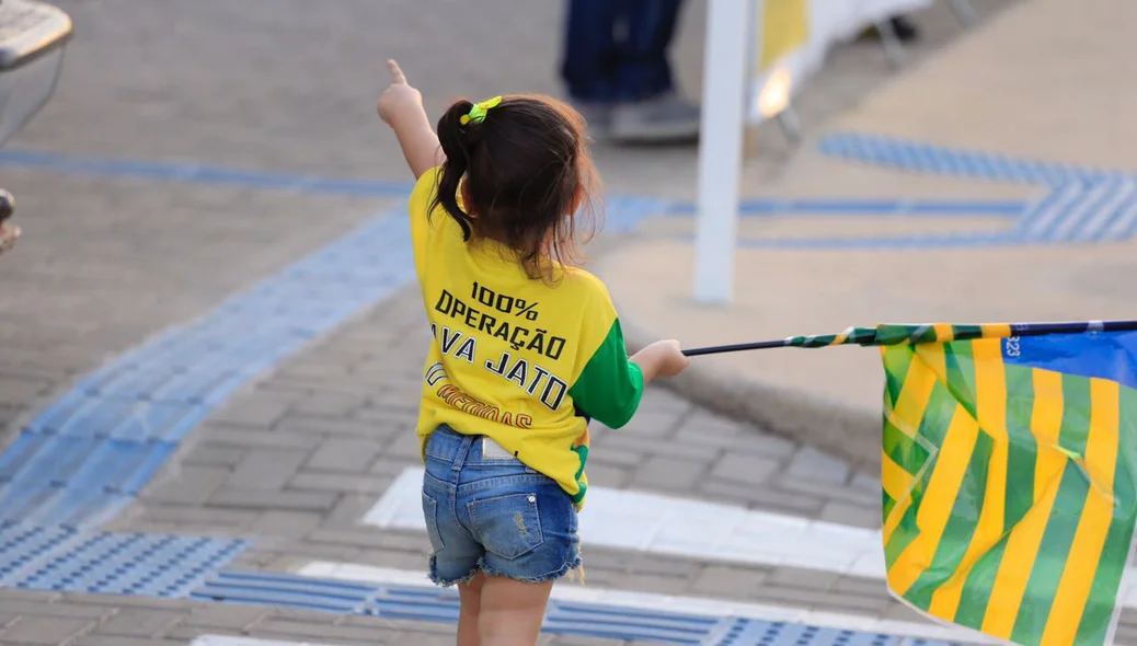 Criança presente no ato