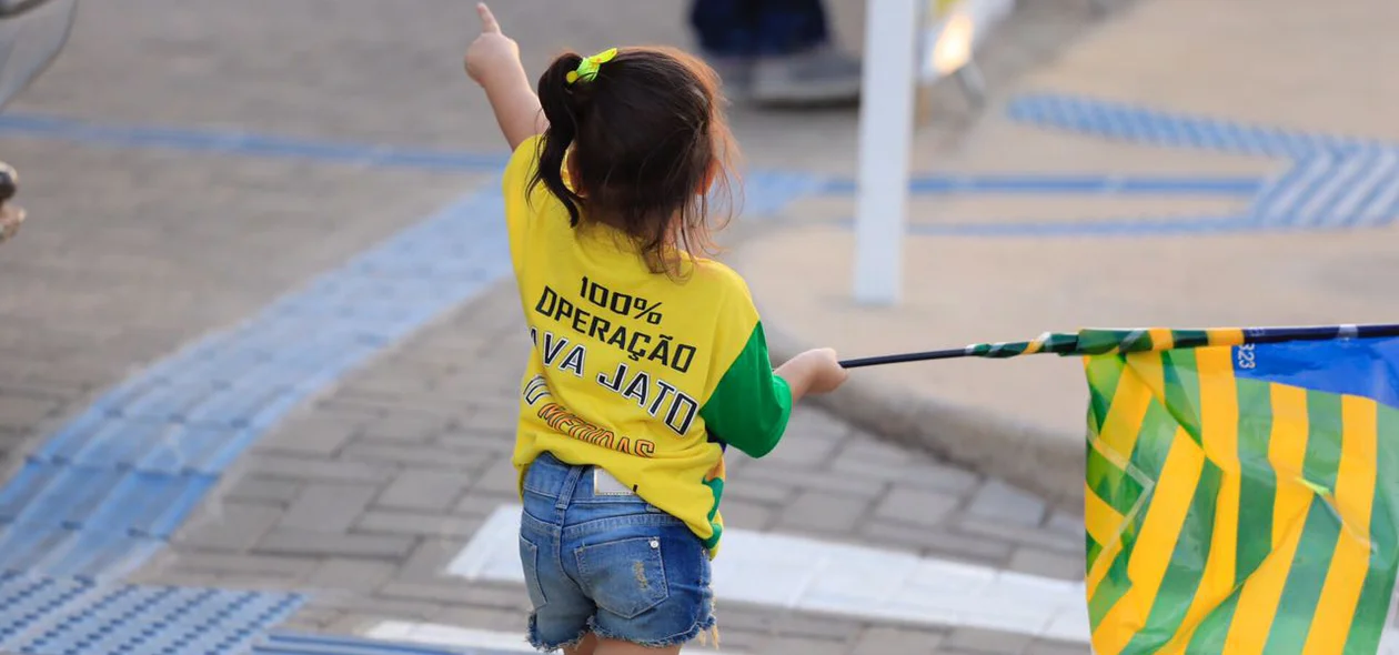 Criança presente no ato