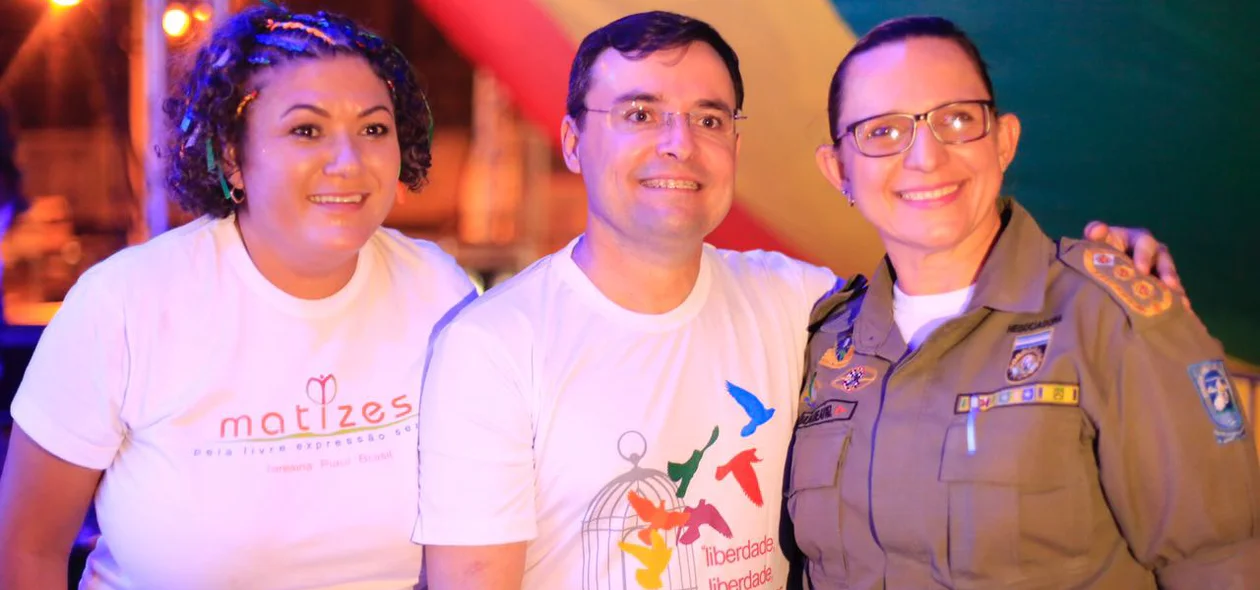 Marinalva, Fábio Novo e tenente coronel Júlia