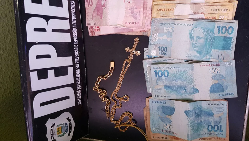 Dinheiro apreendido