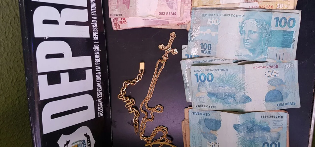 Dinheiro apreendido