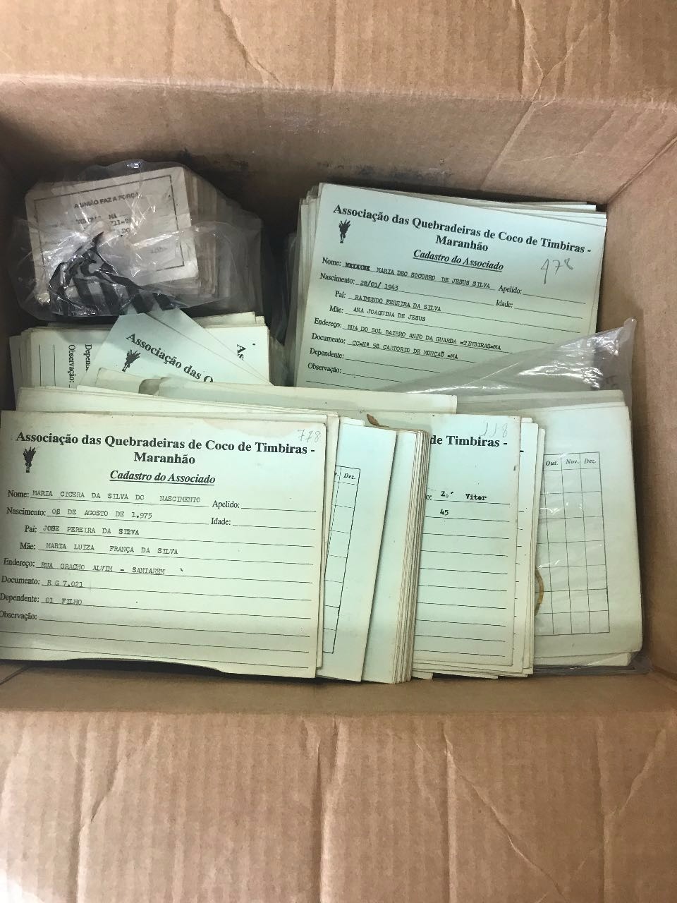 Documentos apreendidos durante cumprimento dos mandados de buscas