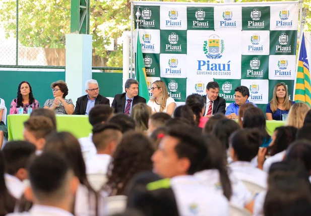 Solenidade de inauguração de reforma