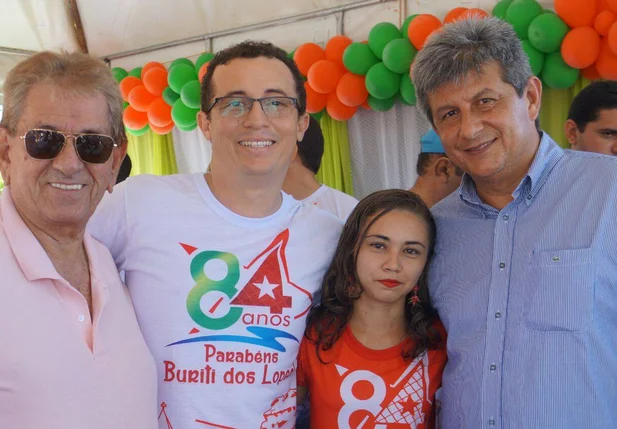 Zé Filho durante aniversário de Buriti dos Lopes