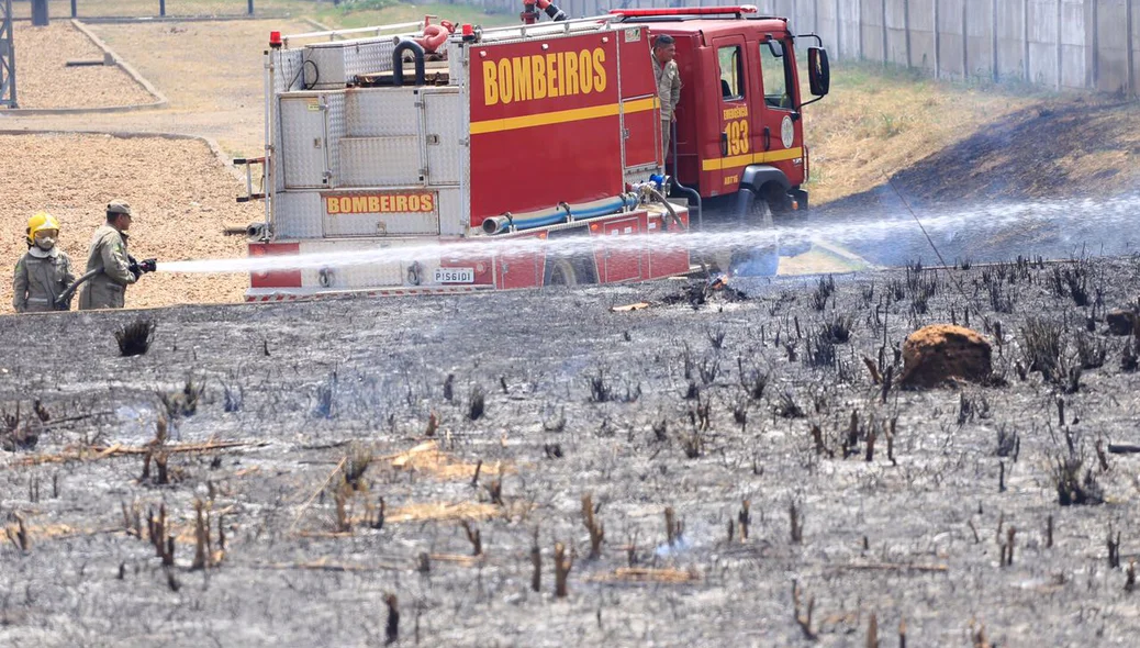 Incêndio foi controlado