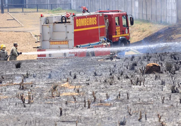 Incêndio foi controlado