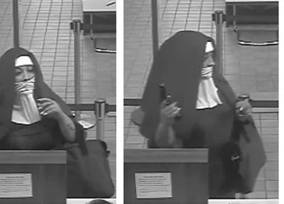 Mulheres disfarçadas de freiras tentam roubar banco nos EUA