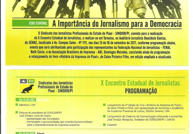 X Encontro Estadual de Jornalistas 