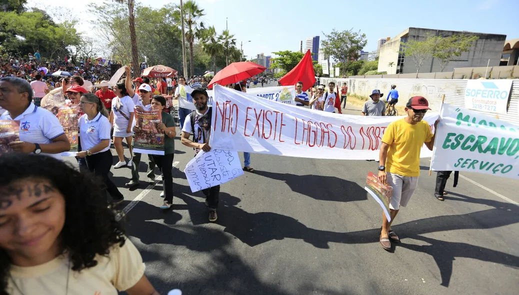 Ato é realizado na Marechal Castelo Branco