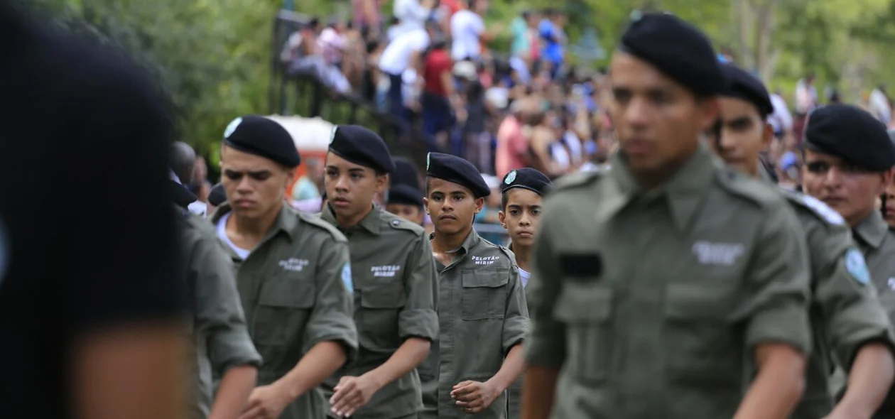 Desfile do dia 07 de setembro em Teresina