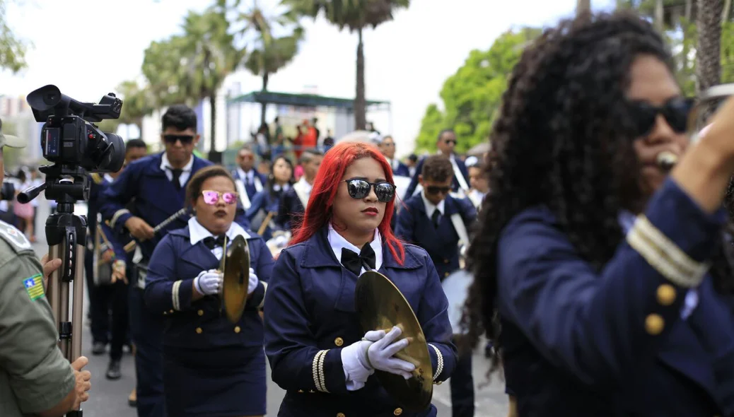 Vários grupos passaram pelo desfile do 07 de setembro