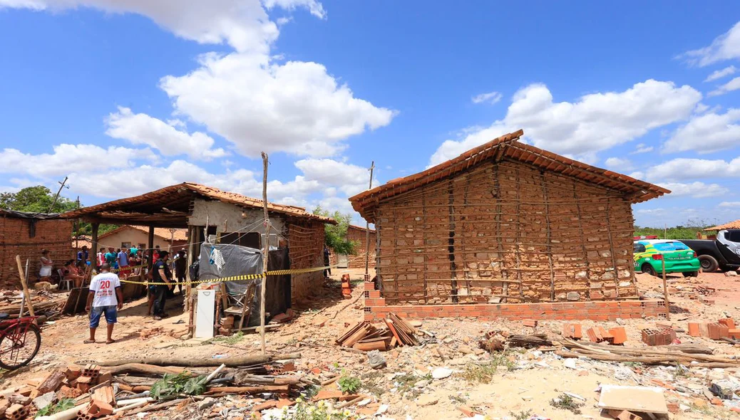 Casa da vítima