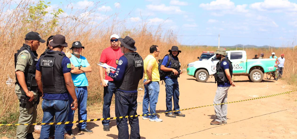 Equipes estão no local para apurar a morte