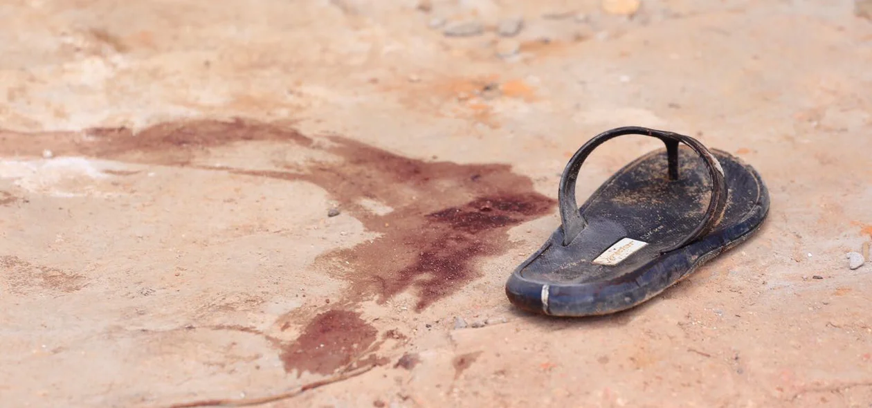Marcas de sangue foram encontradas na residência da vítima