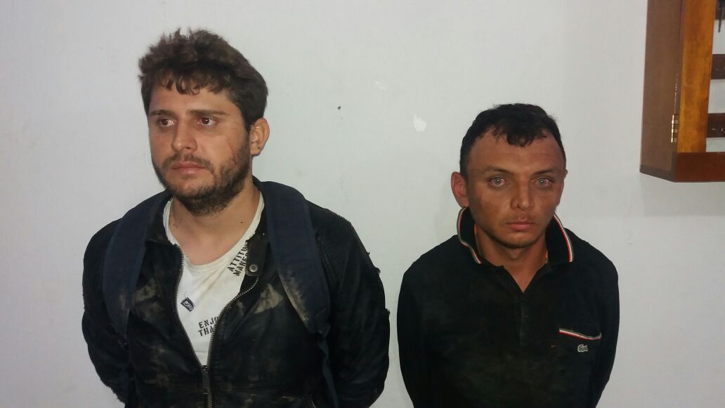 Suspeitos foram presos pela Polícia Militar