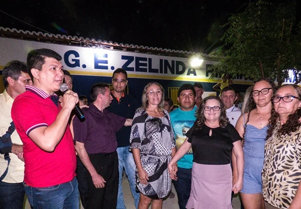 Inauguração de reforma de escola no povoado Segundo Campo