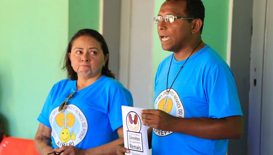 Membros da Associação dos Pacientes Renais Crônicos do Piauí