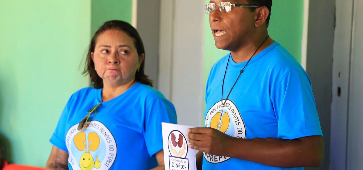 Membros da Associação dos Pacientes Renais Crônicos do Piauí