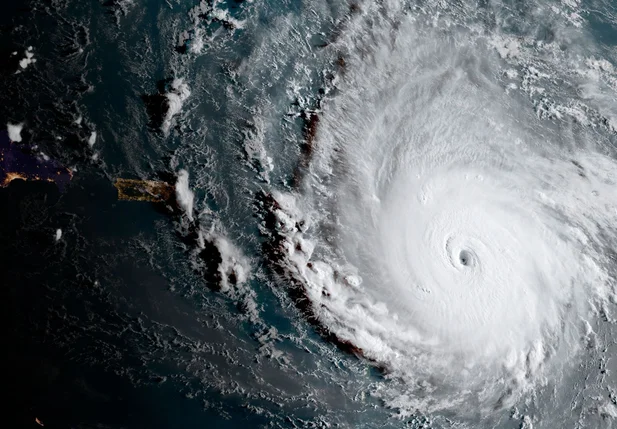Nasa divulga foto do furacão Irma