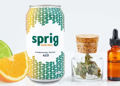 Refrigerante feito com maconha