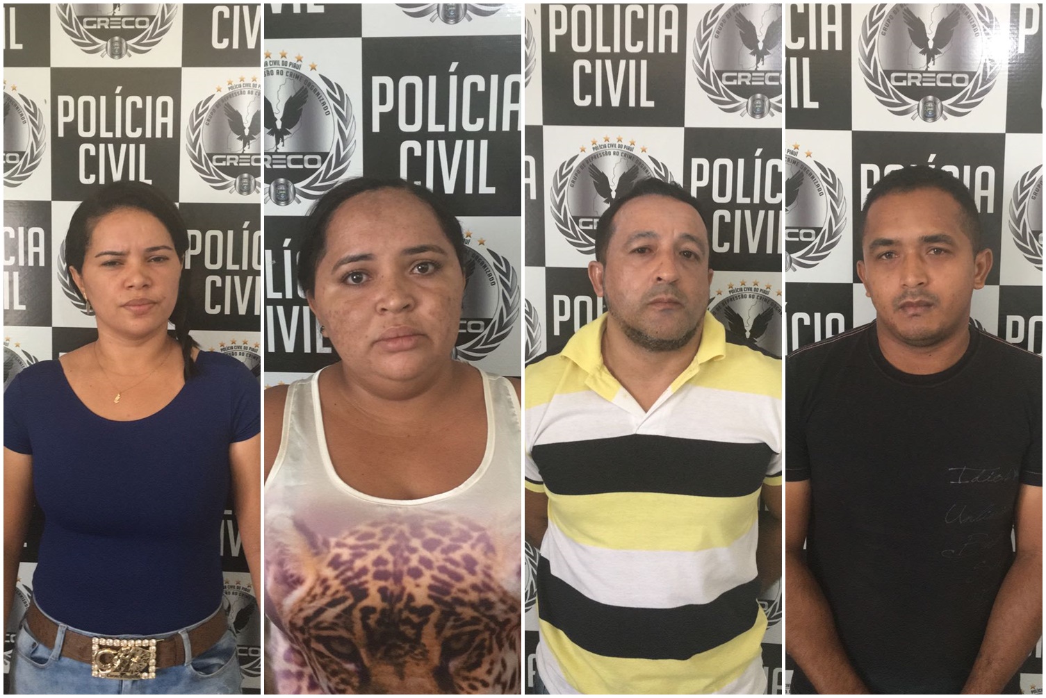 Envolvidos na organização criminosa