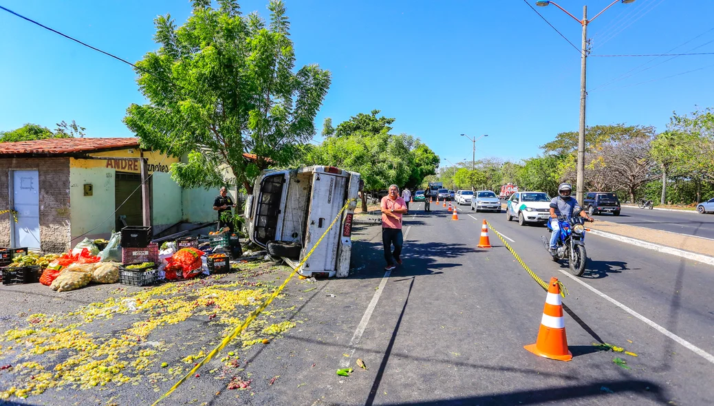 O acidente aconteceu na avenida maranhão