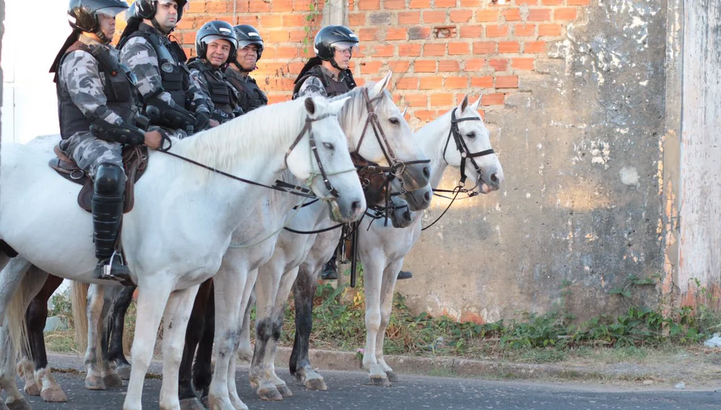 Cavalaria foi acionada