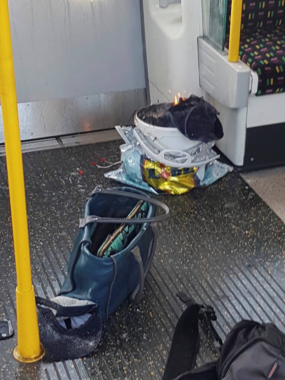 Possível foco da explosão