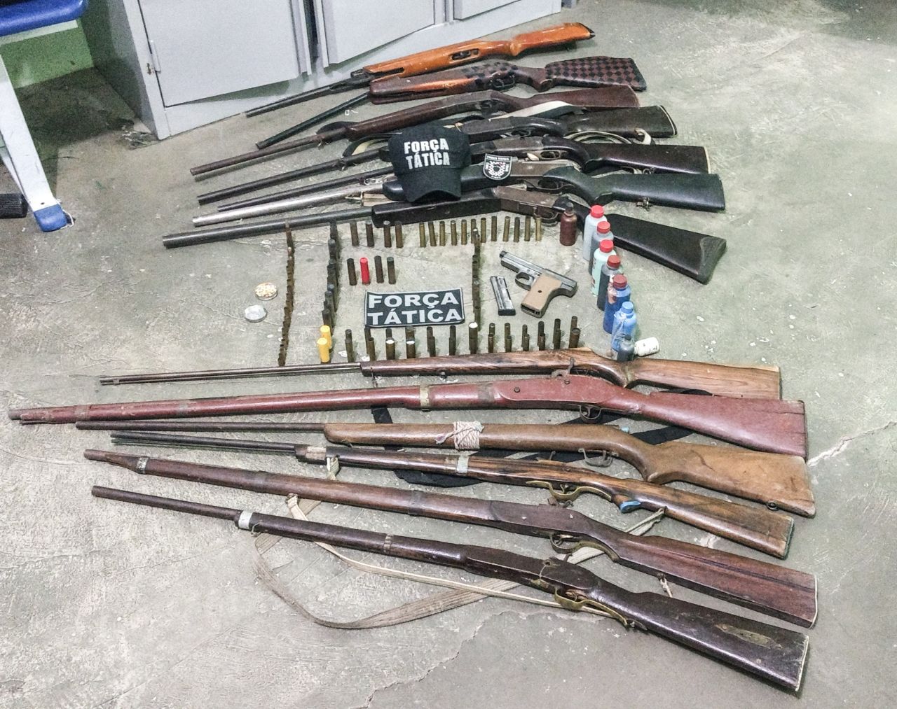 Armas apreendidas