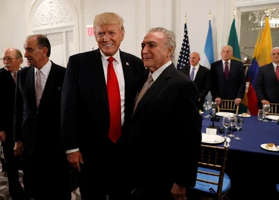 Donald Trump e Michel Temer