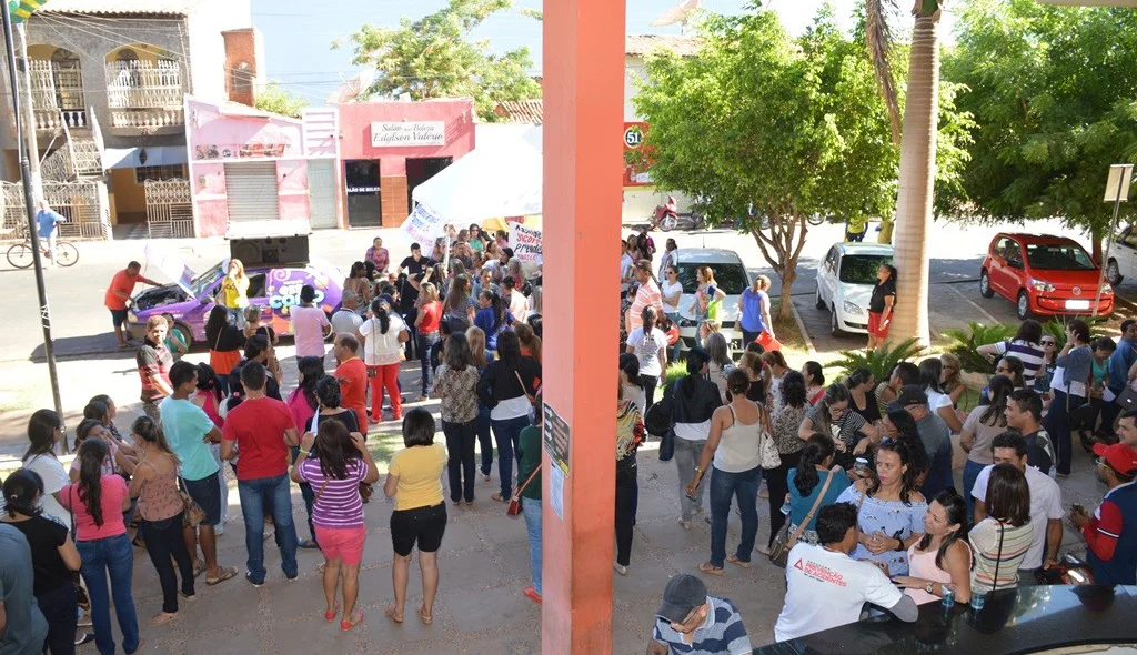 Manifestação dos servidores de Picos