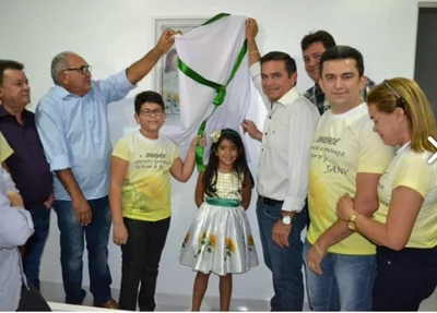 Nerinho participa de inauguração de UBS em Geminiano
