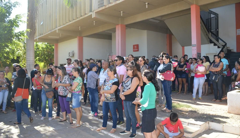 Protestou terminou depois das dez horas da manhã