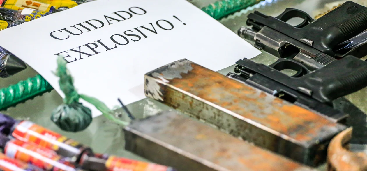 Explosivos apreendidos