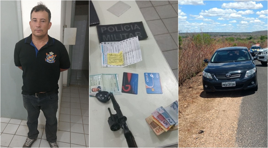Ricardo foi preso acusado de roubar um Corolla em Floriano