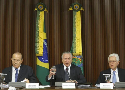 Eliseu Padilha, Michel Temer e Moreira Franco