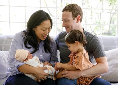 Mark Zuckberg e sua família